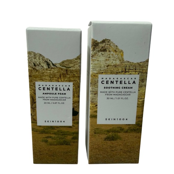 Skin1004 Other - Skin1004 Madagascar Centella Ampoule Foam 20ml & Soothing Cream 30ml Set NEW